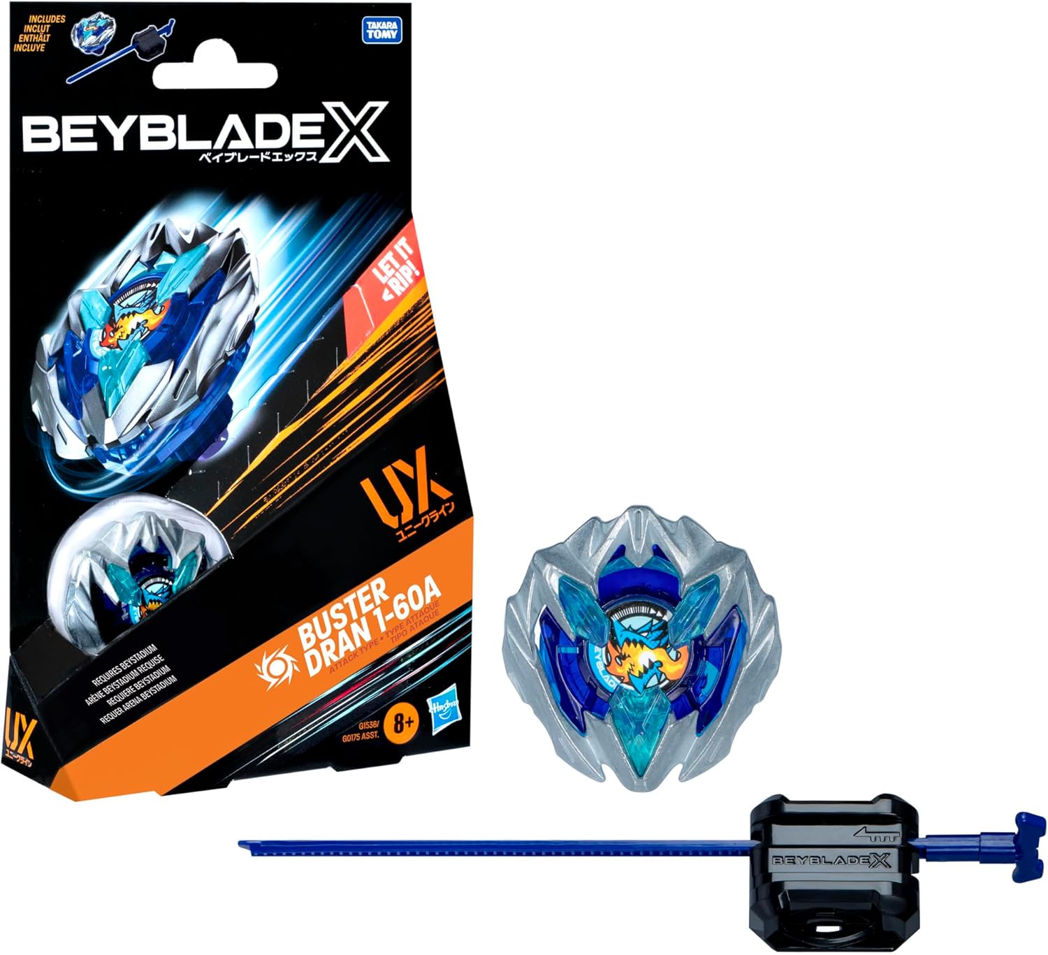 Hasbro Beyblade X Buster Dran 1-60A