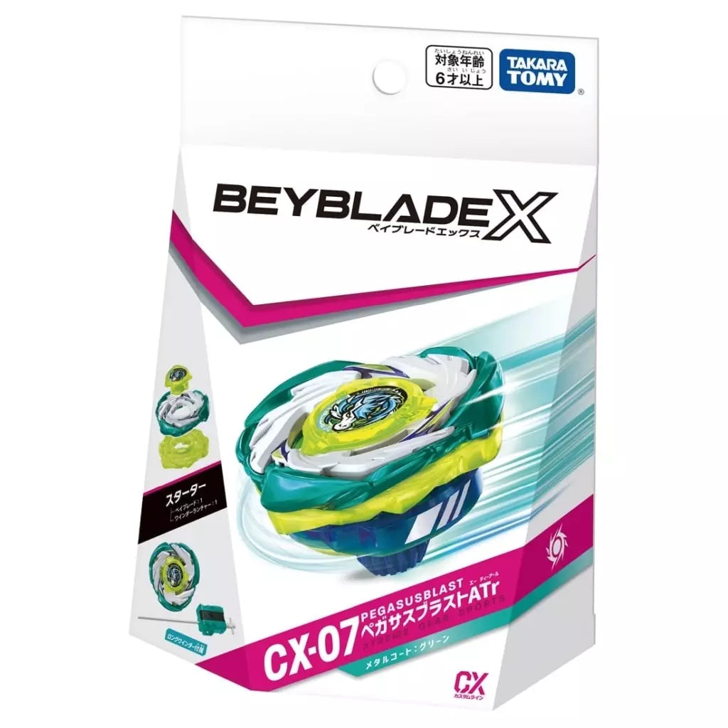 Beyblade X - Takara Tomy CX-07 Starter Pegasus Blast Atr