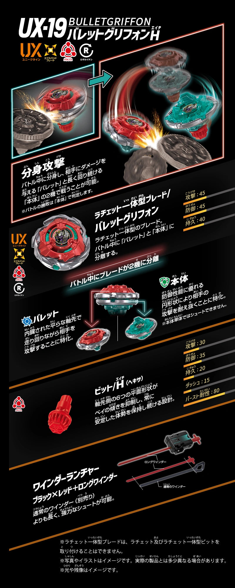 Beyblade X - Bullet Griffon H