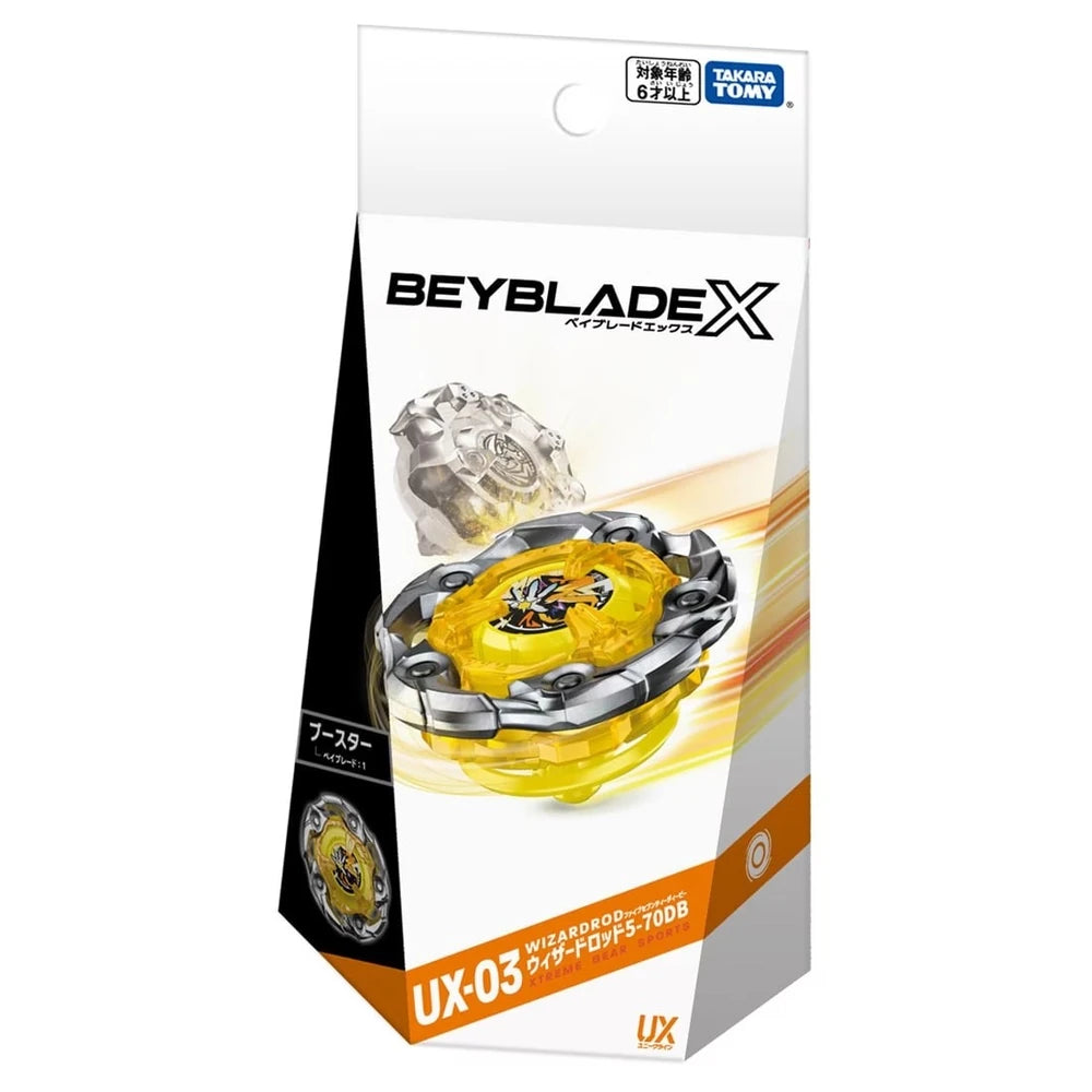 Takara Tomy Beyblade X UX-03 Wand Wizard (Wizard Rod) 5-70DB