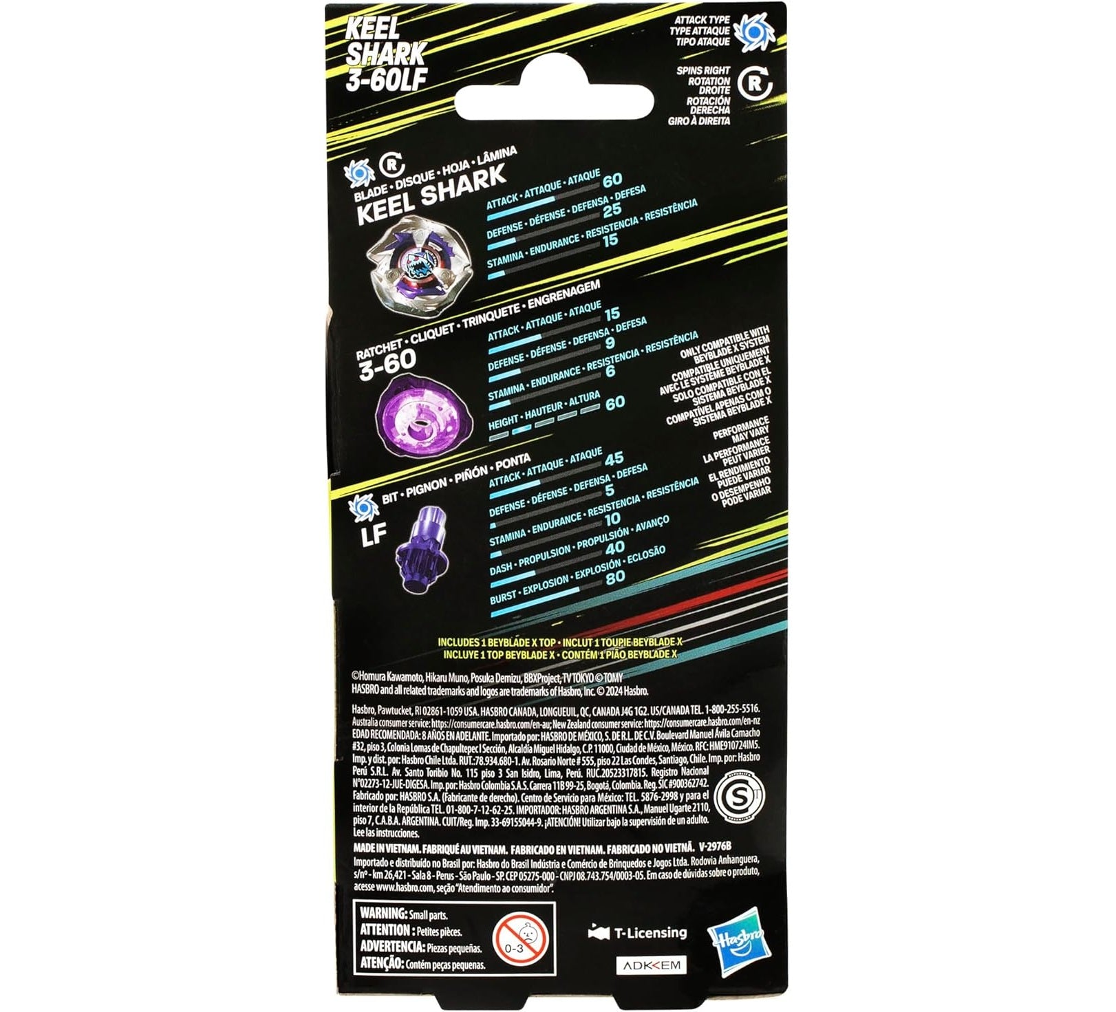 Beyblade X Keel Shark 3-60LF