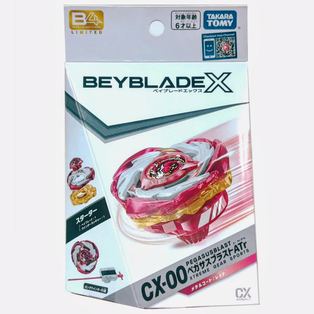 Beyblade X Pegasus Blast ATr Metal Coat Red